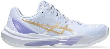 ASICS Tênis feminino Sky Elite Ff 3, Azul desbotado champanhe, 37