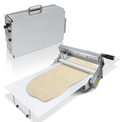Amasadora manual de acero inoxidable ajustable para repostería, croissants y pizza