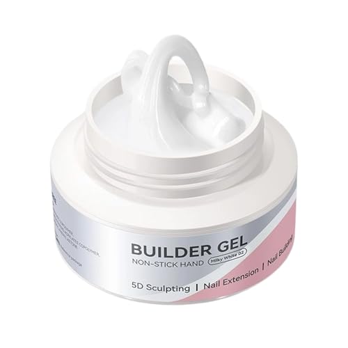 Gel Para Uñas 3D - 60ml Gel de Modelado Sólido para Uñas,Constructor De Diseño De Manicura No Pegajoso Para Mujeres Modelado Tallado Extensión Pintura Arte Creación - Salón y Hogar
