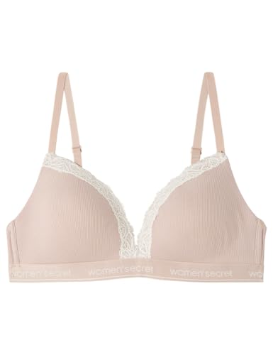 Women´secret Sujetador Triangular CHARMING Algodón Rosa, 90B