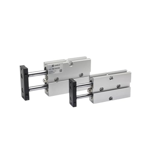Cylindre pneumatique double tige TN40 avec piston aimanté et corps compact