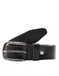 JACK & JONES – JACK & JONES Herren Jjipaul Jjleather Belt Noos G rtel, Schw