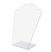 Marketing Holders Clear Necklace Display Easel 11.5" H (Clear, 1)