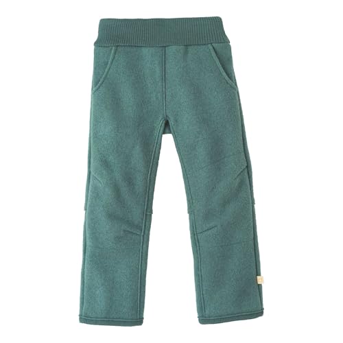 Pantalones de senderismo transpirables infantiles con merino extracálido y cintura elástica