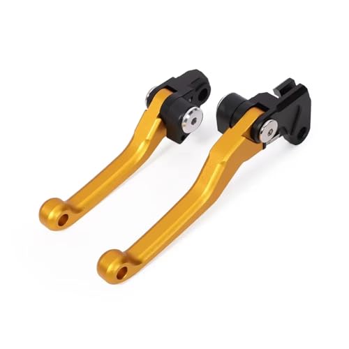 Brems Kupplungshebel Für Suzuki Für RM 250 125 85 80 Pivot Hydraulische Bremse Kupplung Hebel Griff Control Hebel Für RM80 Für RM85 Für RM125 Für RM250 1989-2024(Gold)