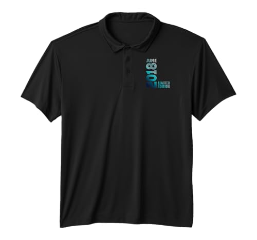 Limited Edition 2018 June 2018 Vintage 2018 Retro Cool 2018 Performance Polo Shirt