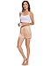 GYS Slip Shorts Culotte for Women Underwear Soft and Smooth Anti Chafing Pettipants, Nude, Small