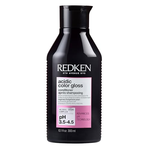 Redken, Acondicionador Protector del Color, Para cabellos teñidos, Fórmula con PH ácido, Acidic Color Gloss, 300 ml