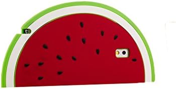 Thunderous 3D Cute Fruit Soft Silicone Watermelon Protective Case for Samsung Galaxy note 3 Red