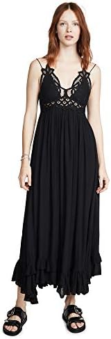 Free People Adella Maxi Slip Black SM
