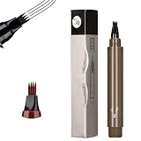 Bozento Beard Pen,Beard Filler for Men,Bozento Beard Filler,Waterproof Beard and Eyebrow Filling Pen Kit (Grey) -  Jookooe