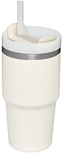 Image of STANLEY Quencher H2.0 Tumbler with Straw 20 oz | Flowstate 3-Position Lid | Cup Holder Compatible for Travel | Insulated Stainless Steel Cup | BPA-Free | Cream
