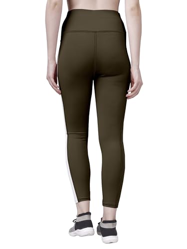 Image of Poojaran Workout Tight /Pants /Legging with Side Pocket, Stretchy Tights and a high Waist for Women and Girls' use in The Gym,Yoga,Running,Cycling