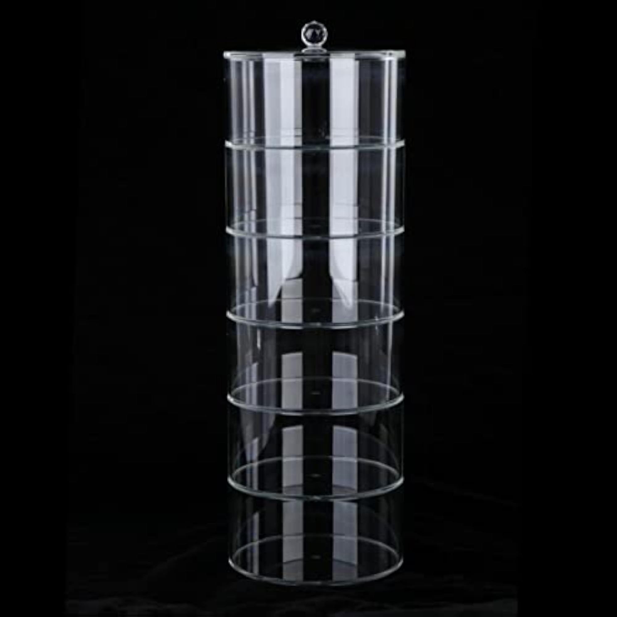 Display Case Dustproof Stackable Belt Storage Box