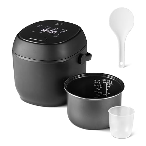 Amazonベーシック 炊飯器 3合炊き 0.5L マイコン 一人暮らし用 玄米 洗米不要メニュー ブラック（Amazon）