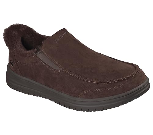 Skechers Men's Murette - Scofield Slipper, Chocolate,7H Medium