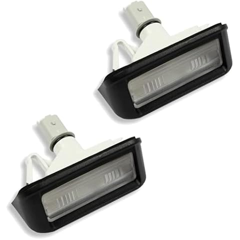 Powerfull Car Parts Rear Number Plate Lights Cover