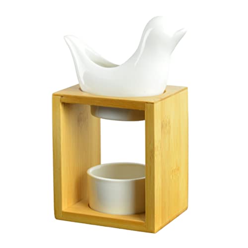 Zen'Arôme, Naturéa Plumeria Fragrance Burner, Essential Oils, Scented Melts, Scented Wax Square, Gentle Heat Diffusion