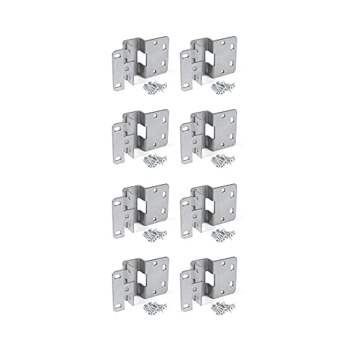 Outwater Industries: 2-3/4in Five Knuckle Hinge in Matte Chrome | for 3/4in Door | 8 Pack
