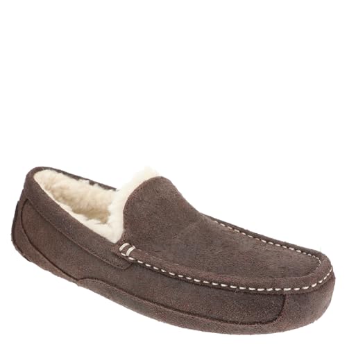 Chausson UGG Ascot en cuir pour homme style distressed