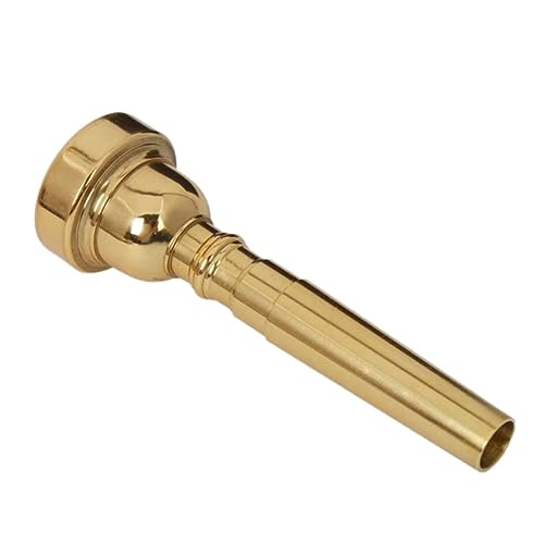 ifundom Trumpet Mouthpiece Gear Plated Replacement for 3c Size Breath Sound Precision