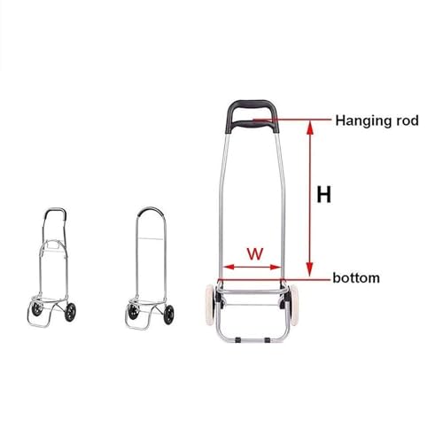 Tragbare wasserdichte Einkaufswagen-Ersatztasche aus Oxford-Gewebe, Aufbewahrungstasche mit Seitentaschen, ideal für Lebensmittel und den täglichen Gebrauch – Bild 5