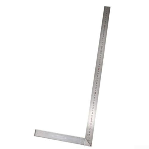 JGmotorfi L-Shape Measuring Square Ruler Construction Layout Tool Carpenter Angle Guide Aluminum Workshop Square(L Style)