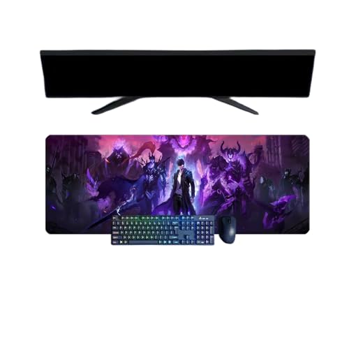 ButkUs Solo Leveling Tapis De Souris Gaming XXL, 800x300mm, 3mm Imperméable Et Antidérapant