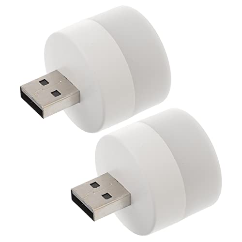 OSALADI 2pcs Usb Extender Usb Splitter Night Light Usb Adaptor Usb Spliter Kids Night Lamp Usb Type c Splitter Ambient Lighting Car Light Induction Puck Headlights Flashlight Child Usb Hub