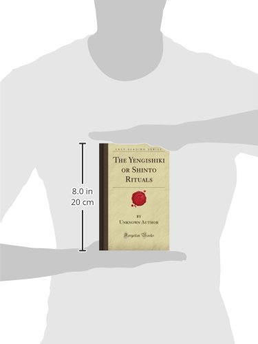 The Yengishiki Or Shinto Rituals (Forgotten Books) #TOP1