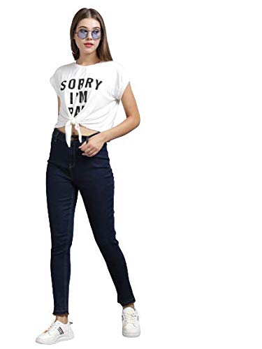 Image of KOTTY Women Cotton Lycra High Rise Jeans