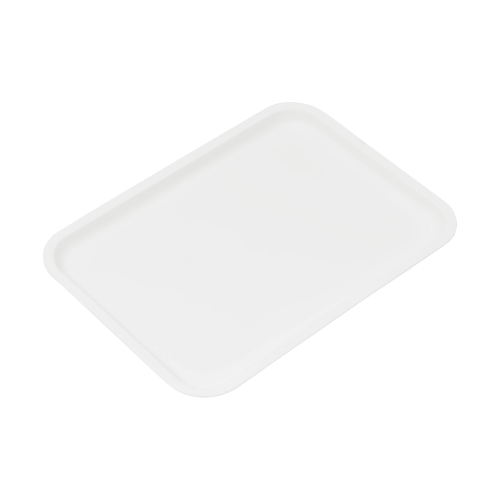 24 vassoi, vassoi da servizio, impilabili, per ristoranti veloci, mense, cucine, hotel, ristoranti, spuntini, 36 x 27 x 2 cm (bianco)