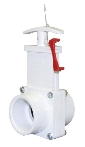 Valterra 6101X PVC Gate Valve, White, 1-1/2