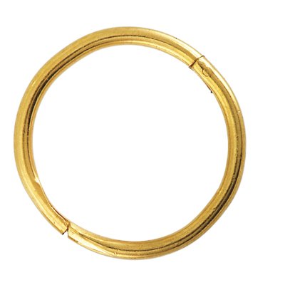 Studex Gold Plated 3/8 Inch Hoop Piercing Earrings