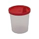 Urinbecher Herrmann Premium Rot 50 Stück, 125 ml