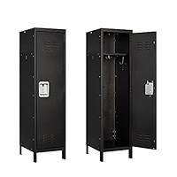 Yizosh 4-Door Metal Locker - 55.1" Steel Storage Cabinet With Lockable Doors For Gym, Office, School