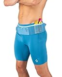 FlipBelt Men's Compression Shorts 3.0 - Glacier Blue - M