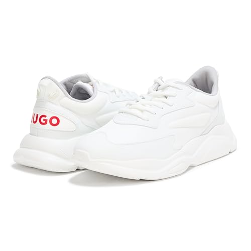 Image of Hugo Men's Running Style Sneakers with Thick Rubber Sole