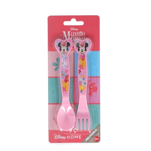 Set Posate per Bambini in Plastica Alimentare senza BPA - Forchetta e Cucchiaio Made in Spain