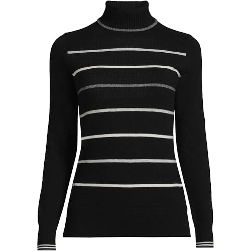 Image of Lands' End Women's Cashmere Turtleneck Sweater