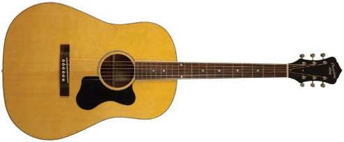 Recording King RAJ-112-NA 12-Fret Slope Shoulder Guitar, Natural