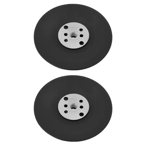 Create idea 2Pcs Angle Grinder Backing Pad 4 Inch/100mm Sanding Disc Backing Pad with M10 Thread, Angle Grinder Accessories (MAX 20000 RPM)