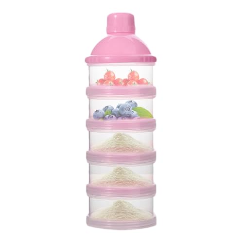 Distributeur De Lait En Poudre | Doseur Portable Et Empilable, Conteneur De Formule Anti-déversement Empilable À 5 Couches, Pour Les Collations, Lait En Poudre, Collations