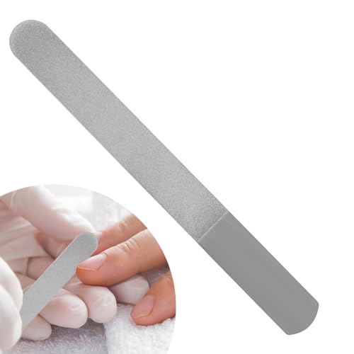 Metal Nail File, Diamond Toe Nail File, Dual Sided Coarse Fine Gr...