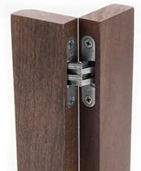 Panoroof Invisible Concealed Hinge 180 Degree Folding Hidden for Furniture Doors, Zinc Alloy (2, 70mm)