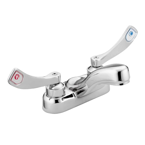 Moen M-DURA Chrome Two-Handle Lavatory Faucet 1.2 gpm, 8215F12