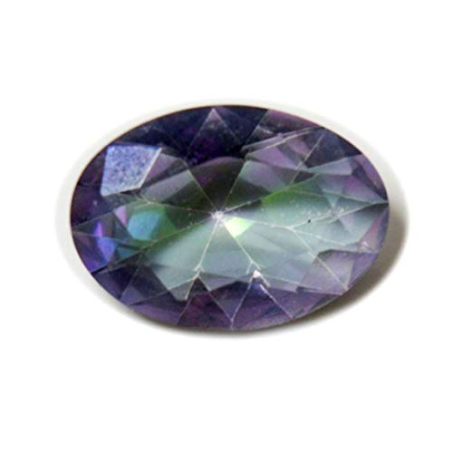Quartz mystique naturel la pierre d'astrologie ovale pour éveiller vos sens
