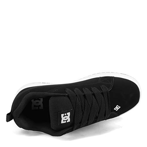 DC DC Men's Court Graffik Shoe, Black, 6 D D US