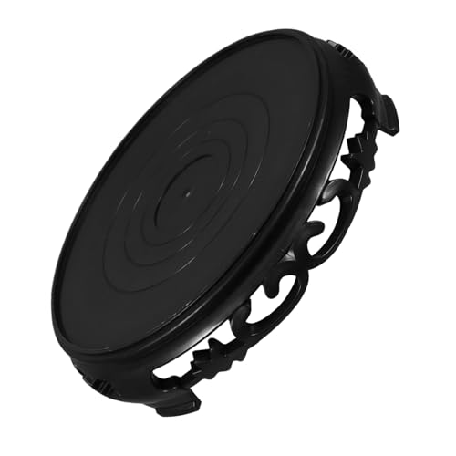 Milisten bac pour Plantes d'intérieur Accessoire Jardinage bac à Fleurs bacs à Fleurs Ronds bac de Drainage pour jardinière Support bac à Eau égouttoirs pour Plantes en Pot Black