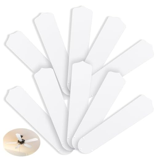 Lineshading 10Pack 16 1/2" Replacement Fan Blade for 42" Ceiling Fan, White